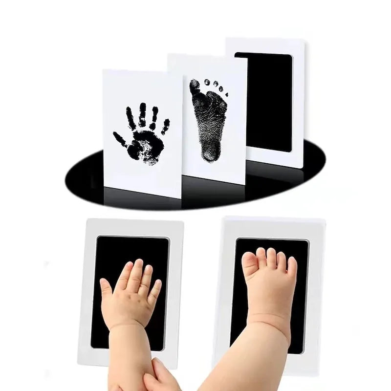 Almofada para Impressão de Mão e Pegada de Bebê, e Pata de Animal de Estimação